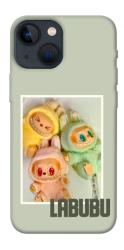 Чехол itsPrint Trio labubu для Apple iPhone 13 mini (5.4")