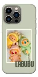 Чехол itsPrint Trio labubu для Apple iPhone 13 Pro (6.1")