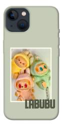 Чехол itsPrint Trio labubu для Apple iPhone 13 (6.1")