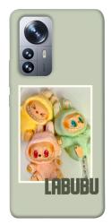 Чехол itsPrint Trio labubu для Xiaomi 12 / 12X