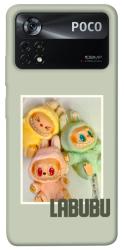 Чехол itsPrint Trio labubu для Xiaomi Poco X4 Pro 5G