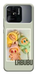 Чехол itsPrint Trio labubu для Xiaomi Redmi 10C