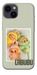 Чехол itsPrint Trio labubu для Apple iPhone 14 (6.1")