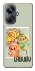 Чехол itsPrint Trio labubu для Realme 10 Pro+