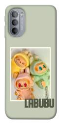 Чехол itsPrint Trio labubu для Motorola Moto G31