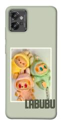 Чехол itsPrint Trio labubu для Motorola Moto G32