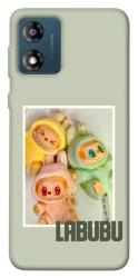 Чехол itsPrint Trio labubu для Motorola Moto E13