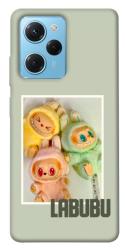 Чехол itsPrint Trio labubu для Xiaomi Poco X5 Pro 5G