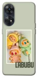 Чехол itsPrint Trio labubu для Oppo Reno 8 T 4G