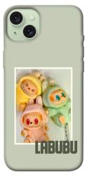 Чехол itsPrint Trio labubu для Apple iPhone 15 Plus (6.7")