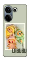 Чехол itsPrint Trio labubu для TECNO Camon 20 Pro (CK7n)