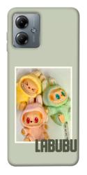 Чехол itsPrint Trio labubu для Motorola Moto G14