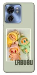 Чехол itsPrint Trio labubu для Motorola Edge 40