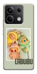 Чехол itsPrint Trio labubu для Xiaomi Redmi Note 13 5G