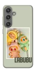 Чехол itsPrint Trio labubu для Samsung Galaxy S24