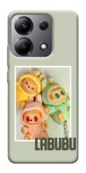 Чехол itsPrint Trio labubu для Xiaomi Redmi Note 13 4G