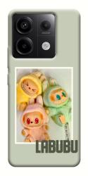 Чехол itsPrint Trio labubu для Xiaomi Redmi Note 13 Pro 4G