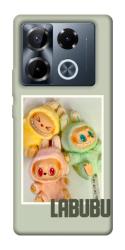 Чехол itsPrint Trio labubu для Infinix Note 40 Pro 4G
