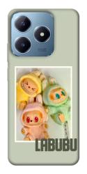 Чехол itsPrint Trio labubu для Realme C63 4G