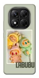 Чехол itsPrint Trio labubu для Xiaomi Redmi Note 14 Pro 5G