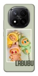 Чехол itsPrint Trio labubu для Xiaomi Redmi Note 14 Pro+ 5G