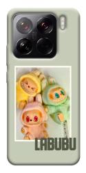 Чехол itsPrint Trio labubu для Xiaomi 15 Pro