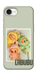 Чехол itsPrint Trio labubu для Apple iPhone 16e (6.1")
