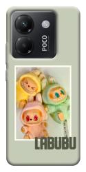 Чехол itsPrint Trio labubu для Xiaomi Poco M7 Pro 5G