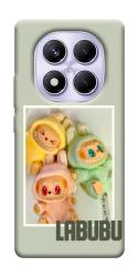 Чехол itsPrint Trio labubu для Xiaomi Redmi Note 14 Pro 4G