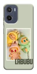 Чехол itsPrint Trio labubu для Motorola Moto G05