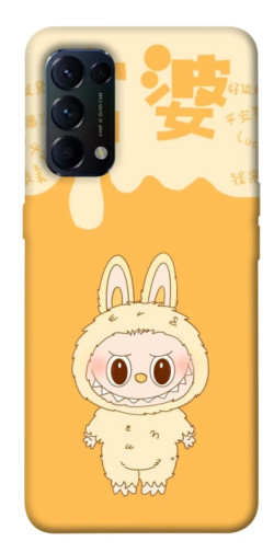 Чехол itsPrint Yellow labubu для Oppo Reno 5 4G