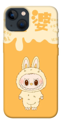Чехол itsPrint Yellow labubu для Apple iPhone 13 (6.1")