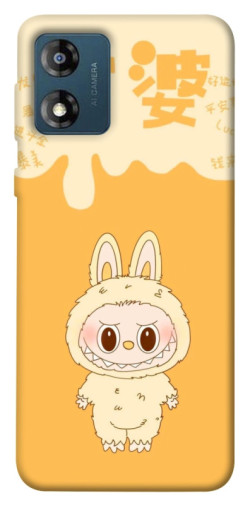 Чехол itsPrint Yellow labubu для Motorola Moto E13