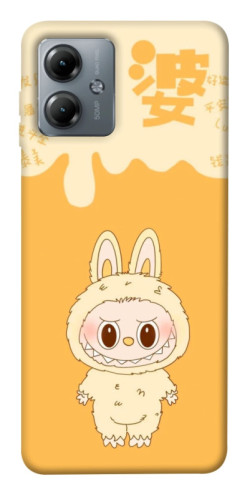 Чехол itsPrint Yellow labubu для Motorola Moto G14