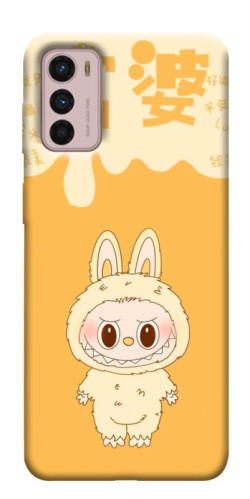 Чехол itsPrint Yellow labubu для Motorola Moto G42