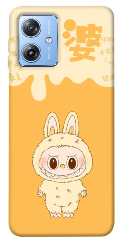 Чехол itsPrint Yellow labubu для Motorola Moto G84