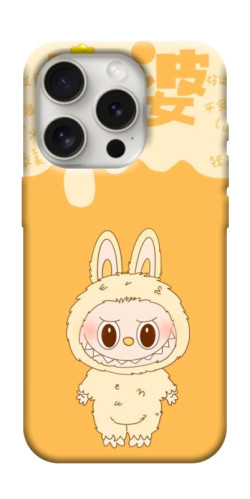 Чехол itsPrint Yellow labubu для Apple iPhone 16 Pro (6.3")