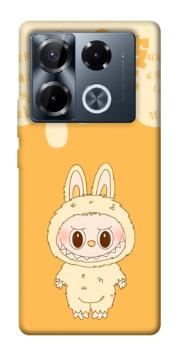 Чехол itsPrint Yellow labubu для Infinix Note 40 Pro 4G