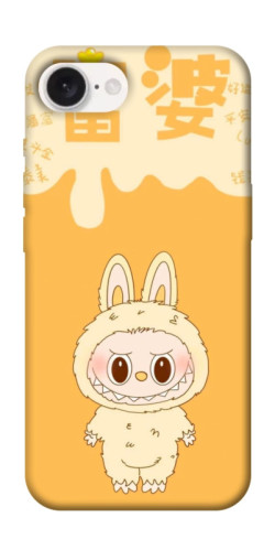 Чехол itsPrint Yellow labubu для Apple iPhone 16e (6.1")