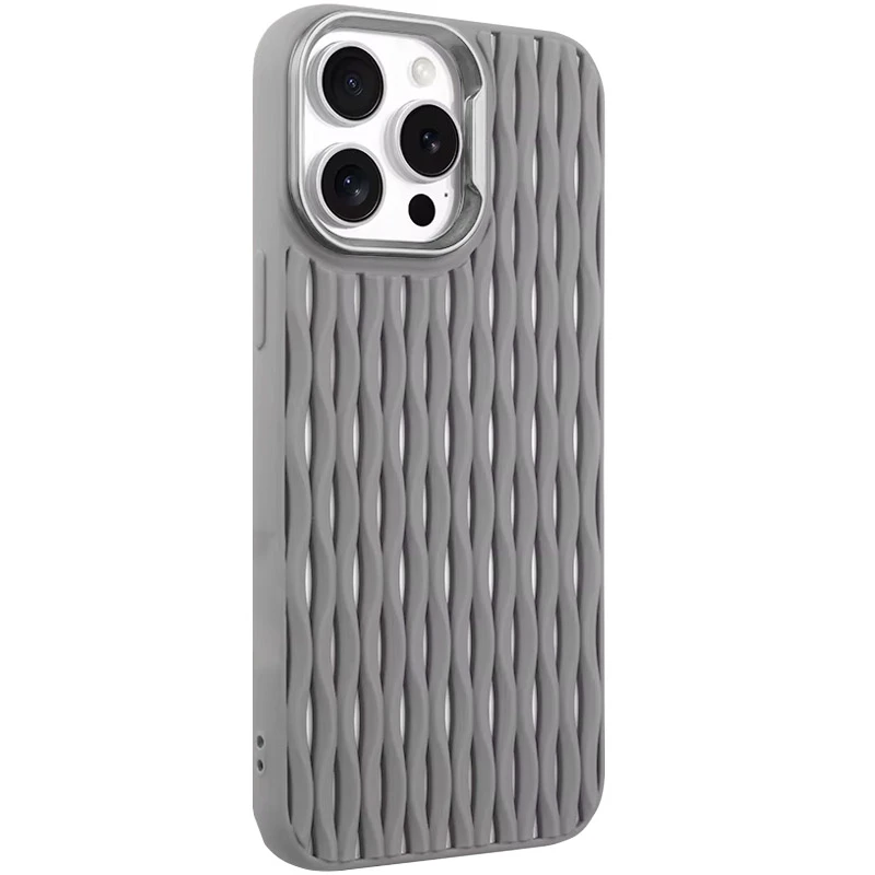 Чехол TPU Ribbio для Apple iPhone 15 Pro (6.1"), Gray, TPU, купить оптом с доставкой