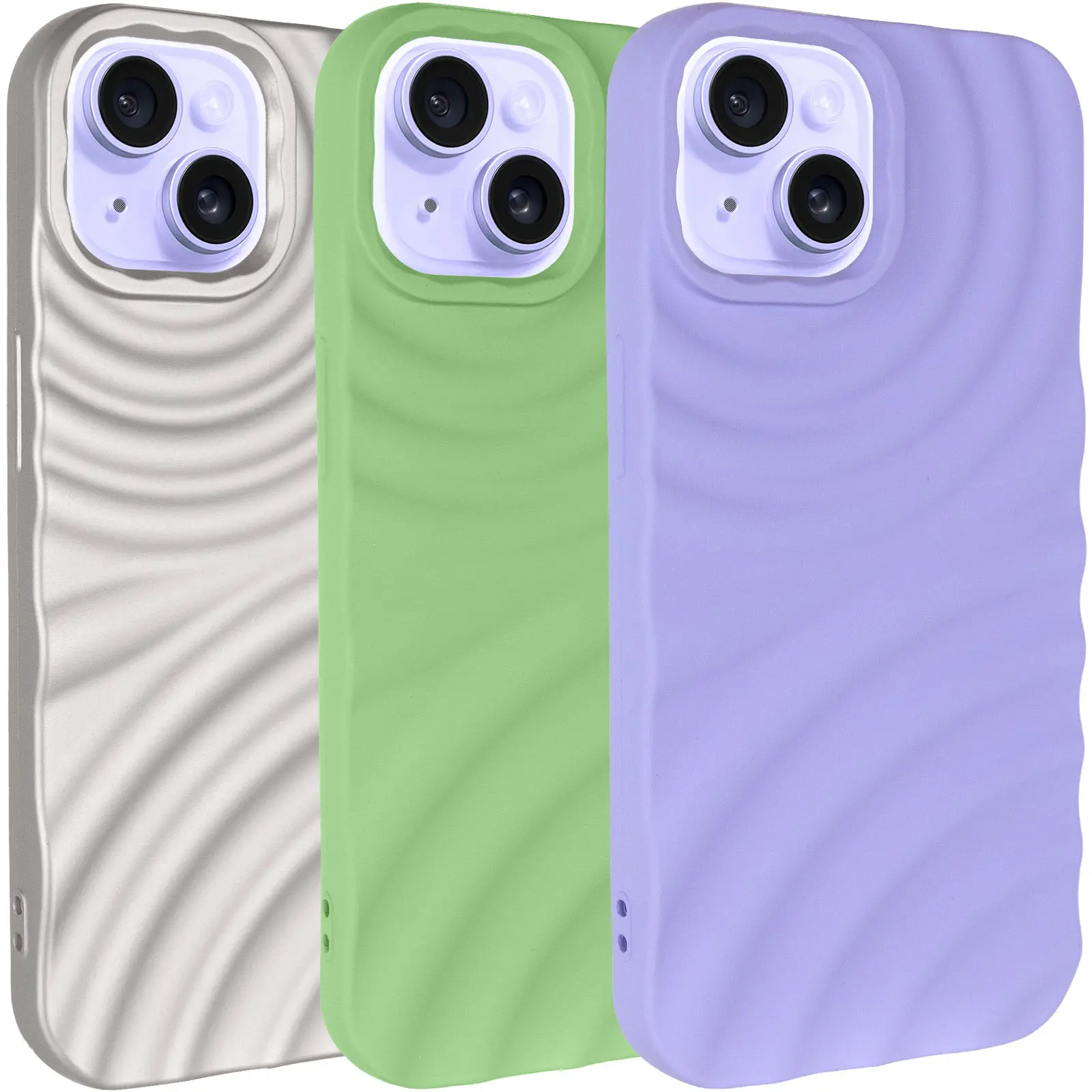 Чехол TPU MonoWave для Apple iPhone 15 (6.1"), TPU, купить оптом с доставкой