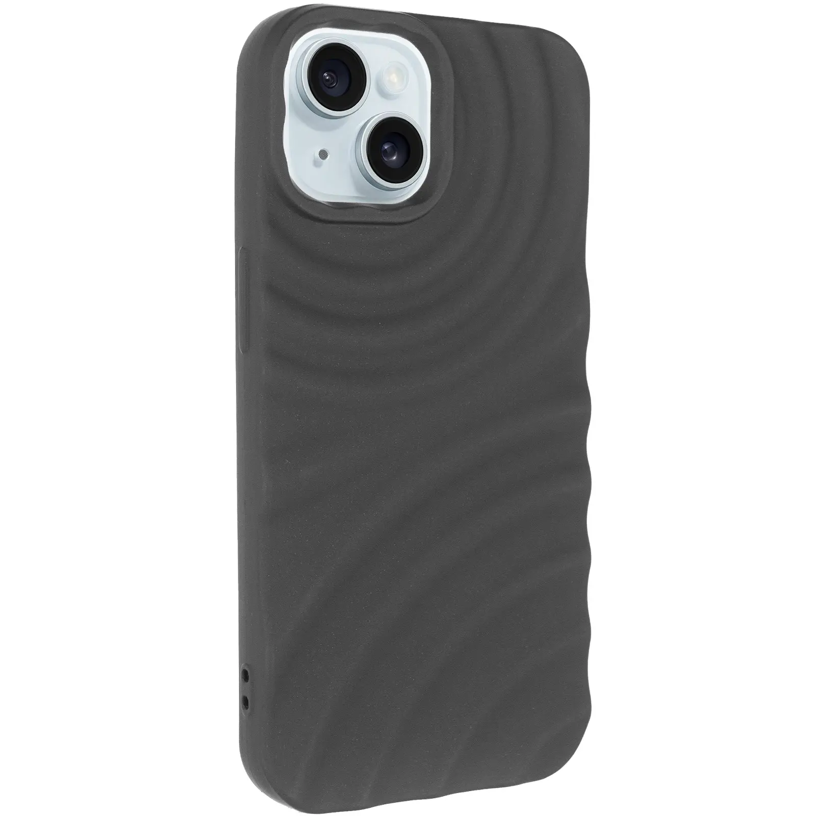 Чехол TPU MonoWave для Apple iPhone 15 (6.1"), Black, TPU, купить оптом с доставкой