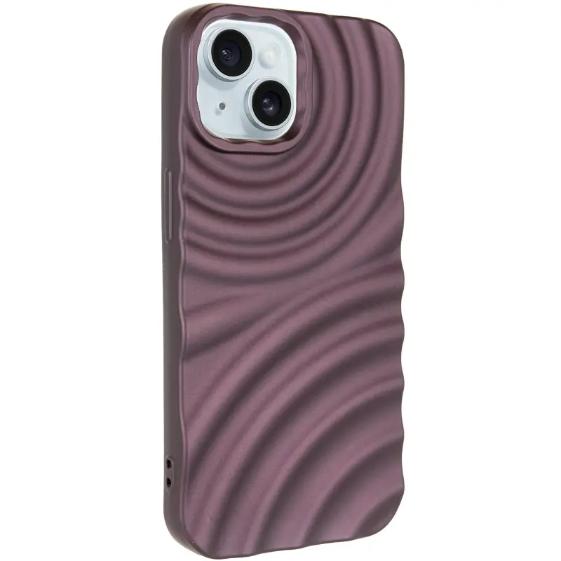 Чехол TPU MonoWave для Apple iPhone 15 (6.1"), Brown, TPU, купить оптом с доставкой