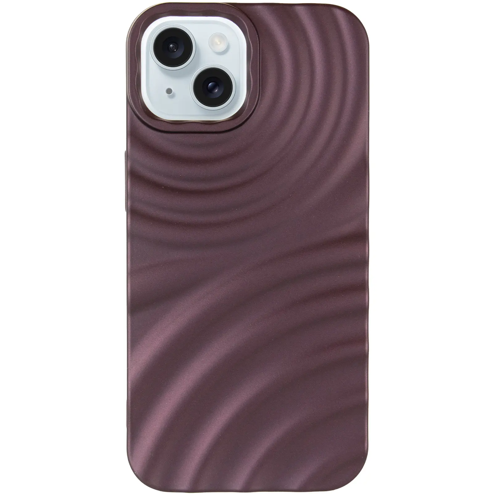 Чехол TPU MonoWave для Apple iPhone 15 (6.1"), Brown 1, TPU, купить оптом с доставкой