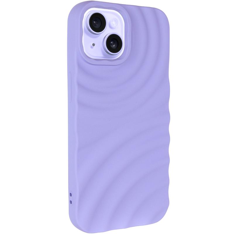 Защитный чехол TPU MonoWave для Apple iPhone 15 (6.1) | 3D волны на картинке №1