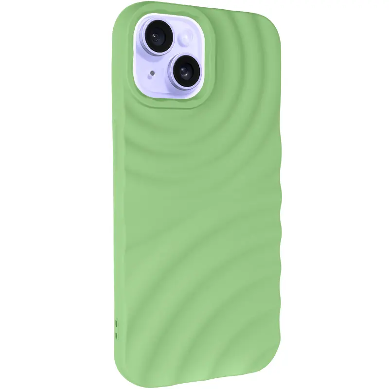 Чехол TPU MonoWave для Apple iPhone 15 (6.1"), Light Green, TPU, купить оптом с доставкой