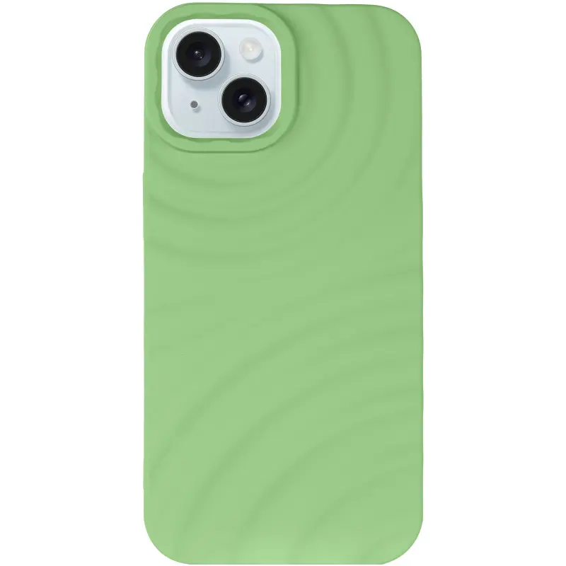 Чехол TPU MonoWave для Apple iPhone 15 (6.1"), Light Green 1, TPU, купить оптом с доставкой