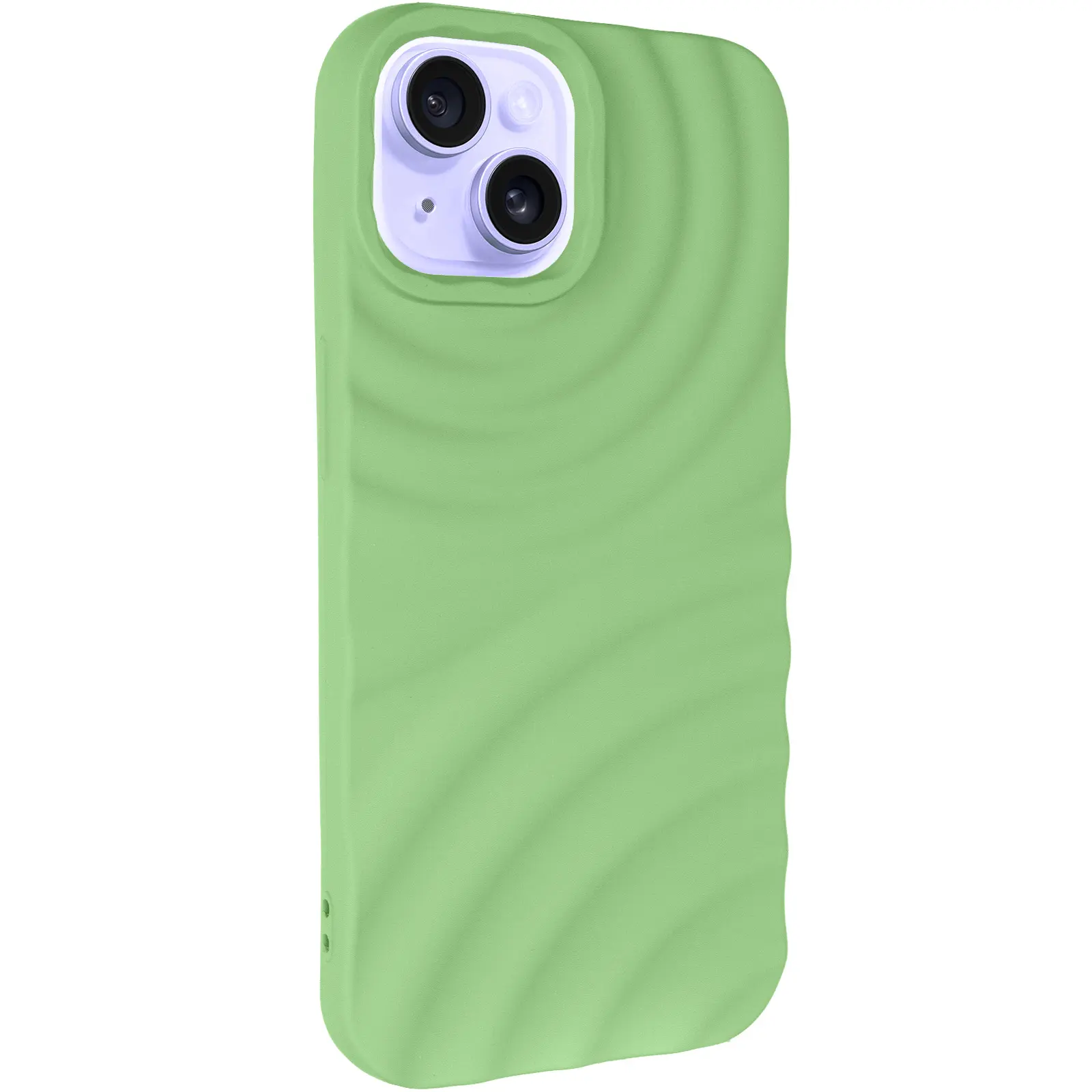 Чехол TPU MonoWave для Apple iPhone 15 (6.1"), Light Green, TPU, купить оптом с доставкой