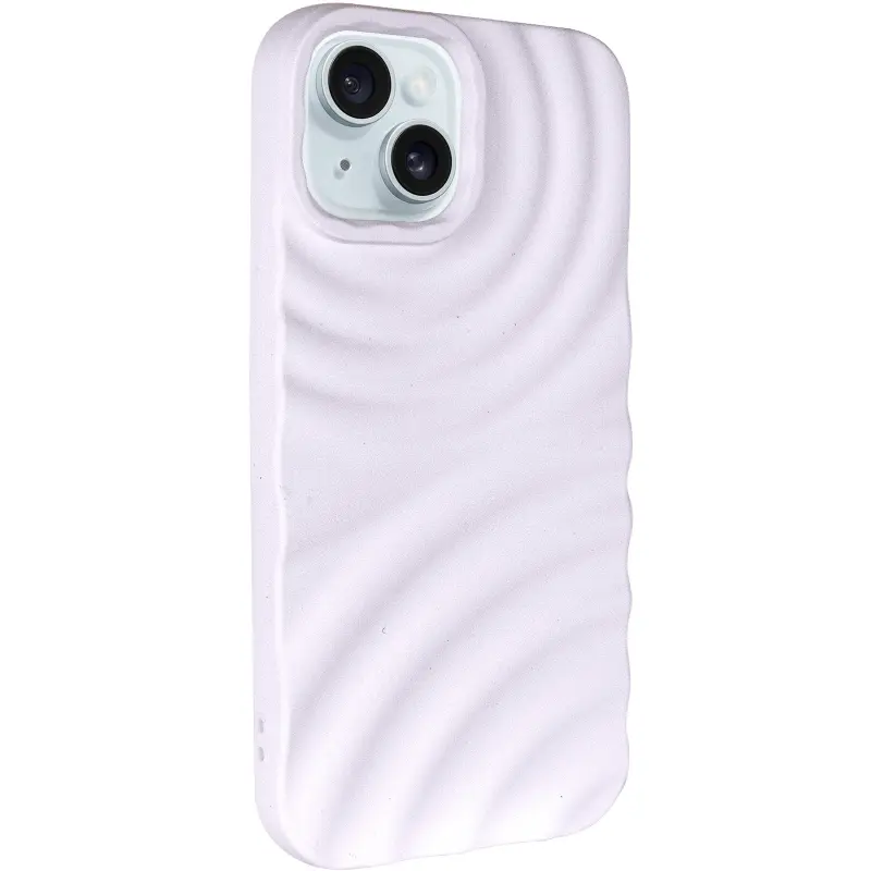 Чехол TPU MonoWave для Apple iPhone 15 (6.1"), White, TPU, купить оптом с доставкой