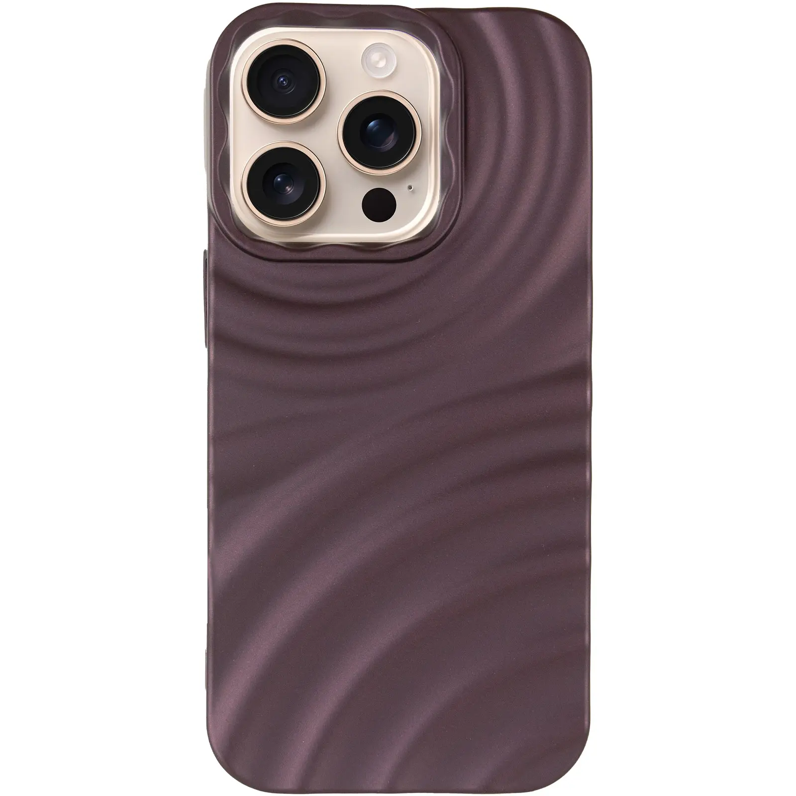 Чехол TPU MonoWave для Apple iPhone 15 Pro Max (6.7"), Brown 1, TPU, купить оптом с доставкой